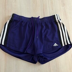 Adidas size 6 purple athletic shorts